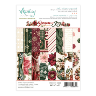Paper pad 15x20cm Season of Joy  p/24vel