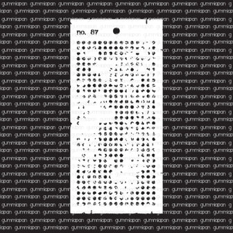 Stencil worn rondjes versleten 10x21cm p/st