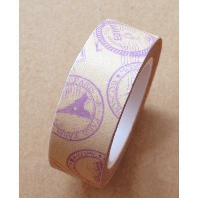 Masking tape lila parijs 15mm p/10m 