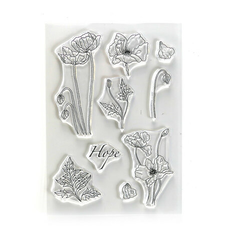 Clear stamp hope A5 15x20cm p/st