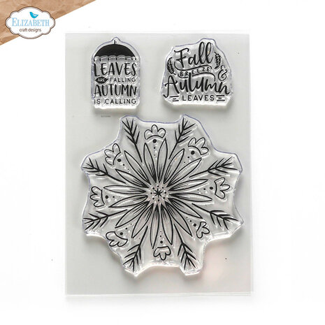 Clear stamp Autumn Leaves A6 p/st