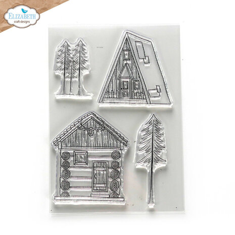 Clear stamp Cabin Love A6 p/st