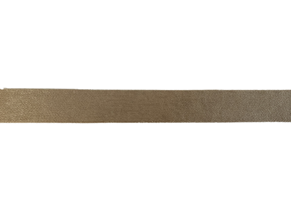 Lint zijde beige 15mm p/mtr SYRIA
