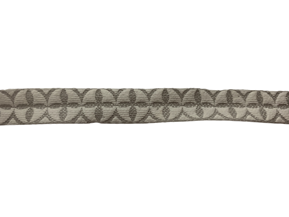 Lint grijs Mago rondje met kruis 15mm p/mtr