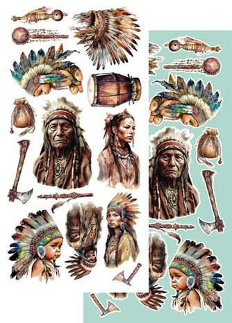 Extras set Dream Catcher Wild West 15x30.5cm p/12vel