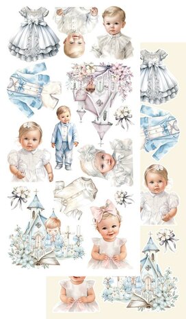 Extras set Heartbeat Baptism 15x30.5cm p/6vel