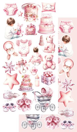 Extras set My Little Baby Girl 15x30.5cm p/7vel