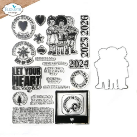 Clear stamp met stans Magical Moments p/st