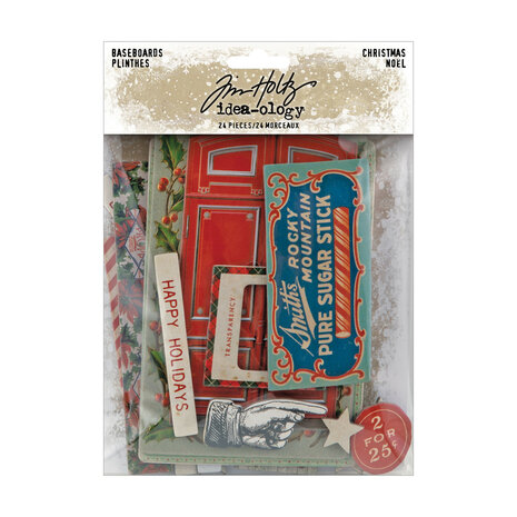 Tim Holtz Baseboards Christmas p/24st