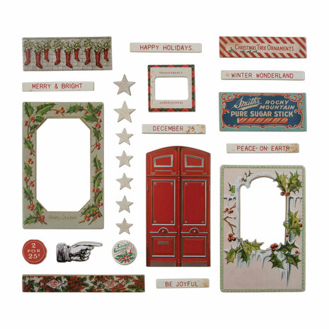 Tim Holtz Baseboards Christmas p/24st