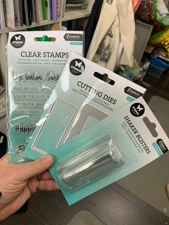 Blisterset: shakers (10st) Stans en stempel p/set