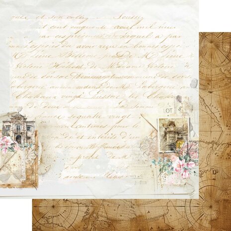 Paper pad Memories from the Trip 20x20cm p/12vel