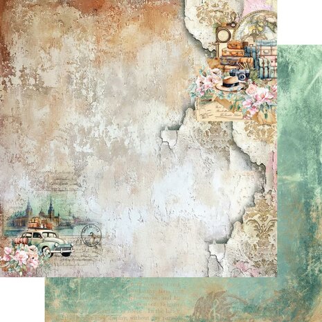 Paper pad  Memories from the Trip 15x15cm p/24vel
