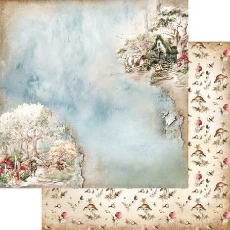 Paper pad The World of Fairies 15x15cm p/24vel
