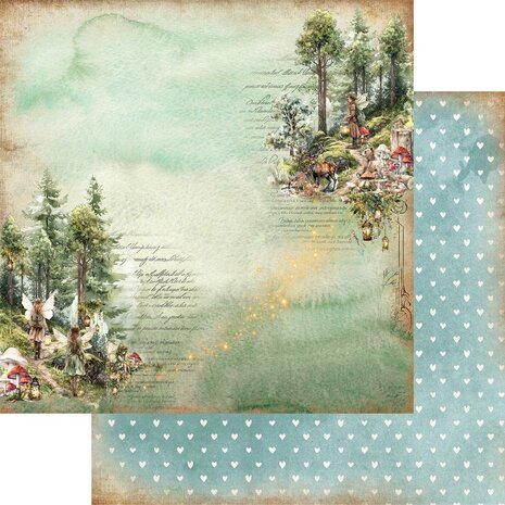 Paper pad The World of Fairies 15x15cm p/24vel