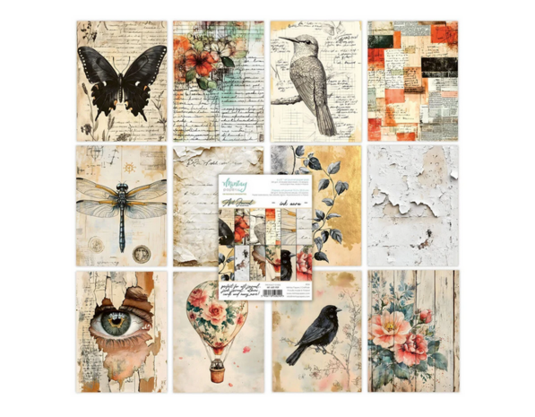Art Journal Paper Pad 15x20cm  Ink Aura p/24vel