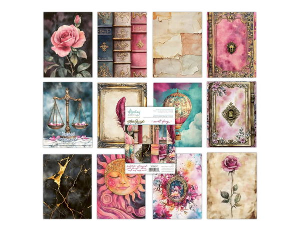 Art Journal Paper Pad 15x20cm Secret Diary p/24vel