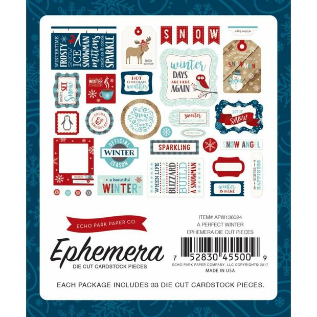Ephemera A perfect Winter p/33st