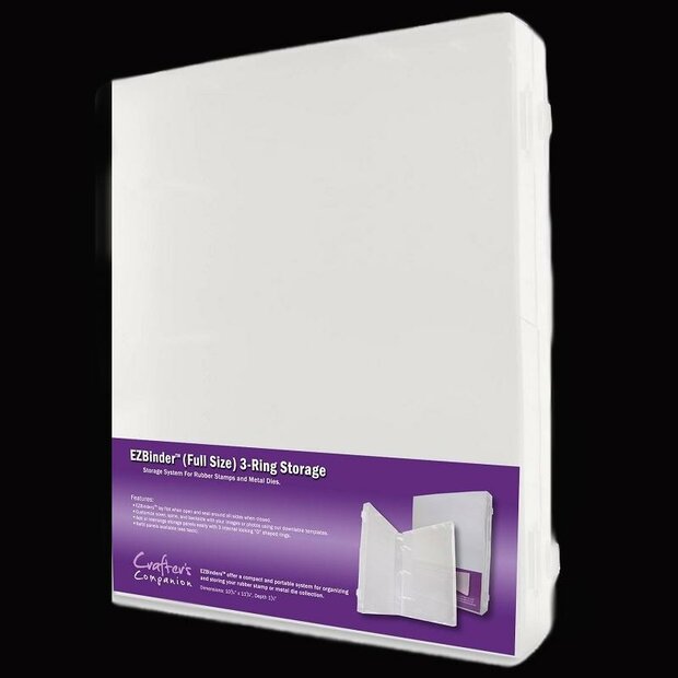 Ez mount transparante afgesloten mini opbergmap  per tuk