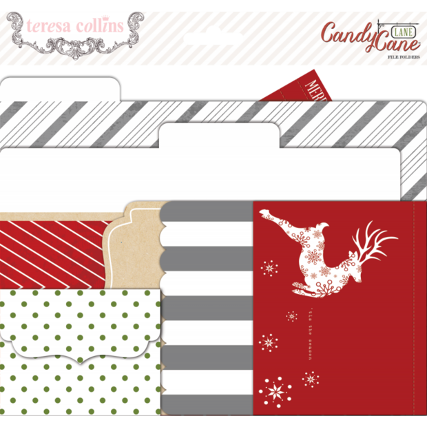 File folders Tinsel &amp; Company p/5st Teresa Collins