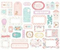 Frames&amp;Tags Hello Baby Girl p/33st