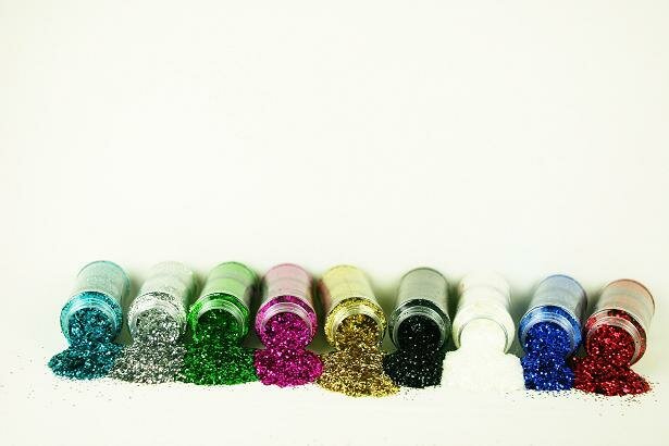 Glitter rood p/100gr