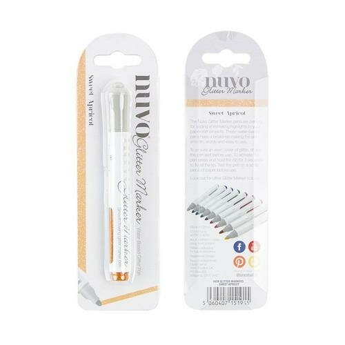 Stift Sweet apricot Glitter marker pen p/st