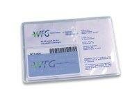 Hoesjes pvc voor ponskaart 2 vaks A6 p/25st