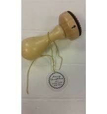 Stempel ronde uper happy new year 4cm p/st hout