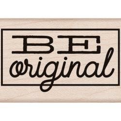 Stempel  BE original 7.6x7.6cm p/st hout