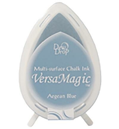 Inktkussen Aegean Blue p/st Dew Drop Chalk Ink