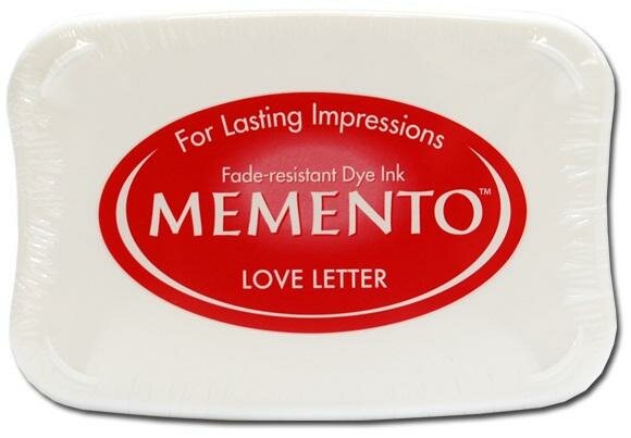 Inktkussen Love Letters 8x5.5cm p/st
