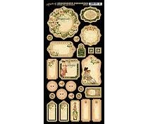 Chipboard Journaling Portrait of a Lady p/set