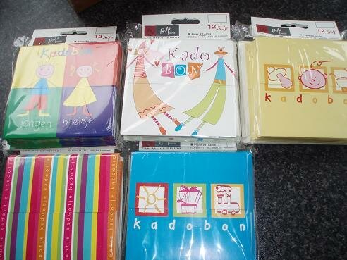 Kadobonnen BOY GIRL p/12st