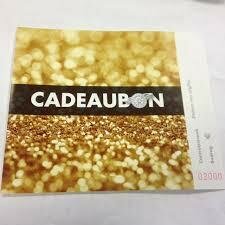 Kadobonnen goud juwelier p/10st 