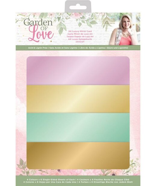 Karton Luxury Matt Mirror Sara Signature Garden of Love A4 p/set