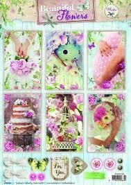 Knipvel nr.1369 A4 Beautiful Flowers p/vel