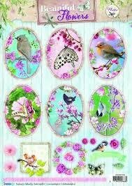 Knipvel nr.1372 A4 Beautiful Flowers p/vel