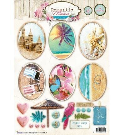 Knipvel nr.1378 A4 Romantic Summer p/vel