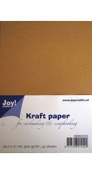 Karton kraft 30.5x30.5cm 300gr p/20vel