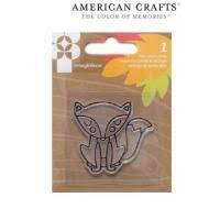 Clear stamp give thanks fox p/st