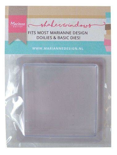 Blister vierkant 9x9cm refil shaker p/10st MD