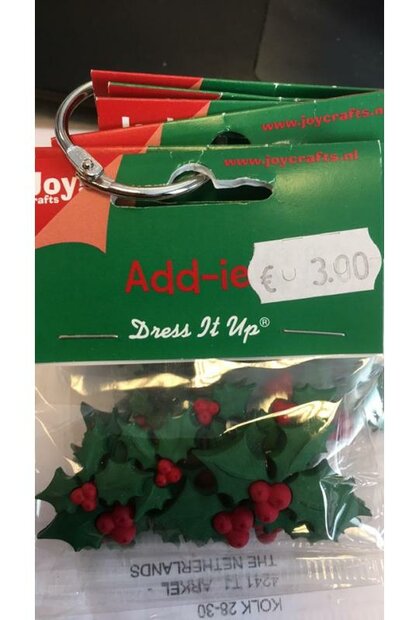 Add-ies hulst rood/groen p/zakje