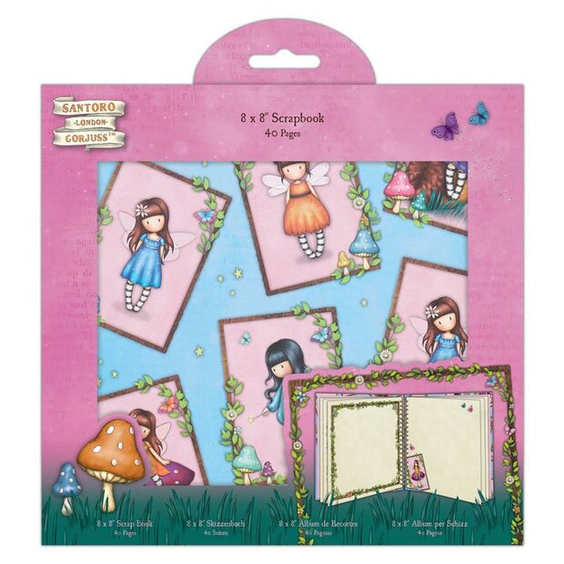 Album scrapboek Faerie Folk 20x20cm p/st