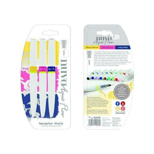 Aqua flow pens suprise party p/st