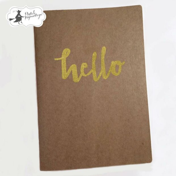 Art journal hello kraft A5 p/st