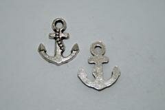 Bedel zilver Anker 17x15mm p/st 