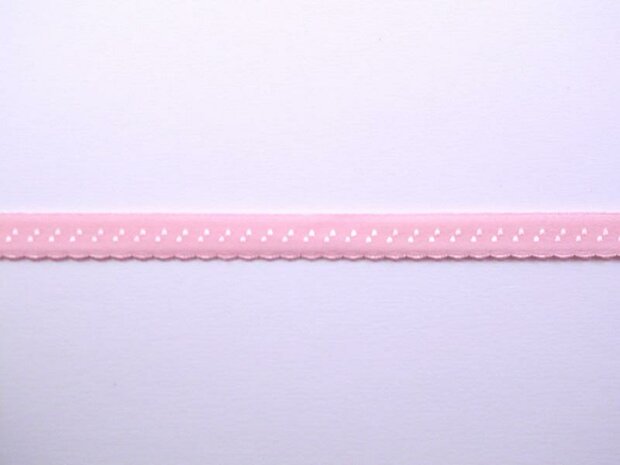 Lint roze 17mm p/mtr Biasband 