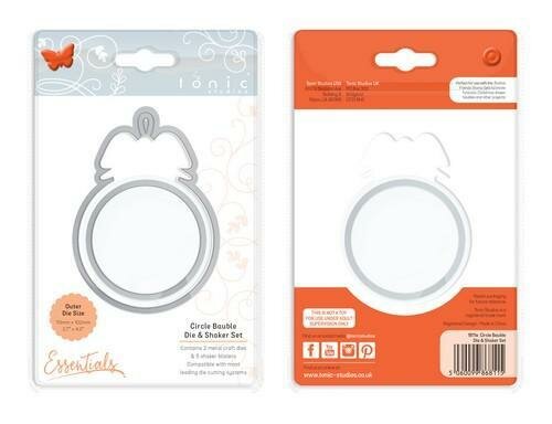 Cirkel Bauble Stans&amp;Blister Totaalset p/5st