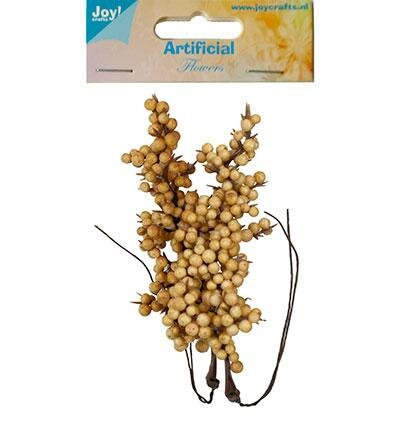 Bloemen en takjes Flowers Besjes p/st naturel